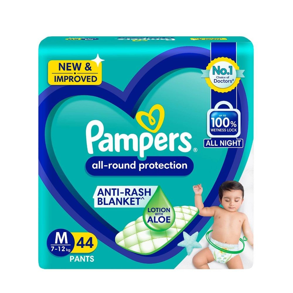 Pampers All Round Protection Pants 44'S Pack (M)