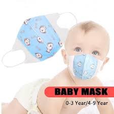 Baby Face Mask  - (Only Baby) (3-9years)