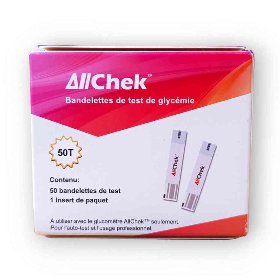 AllChek Blood Glucose Test Strips 50/Pcs