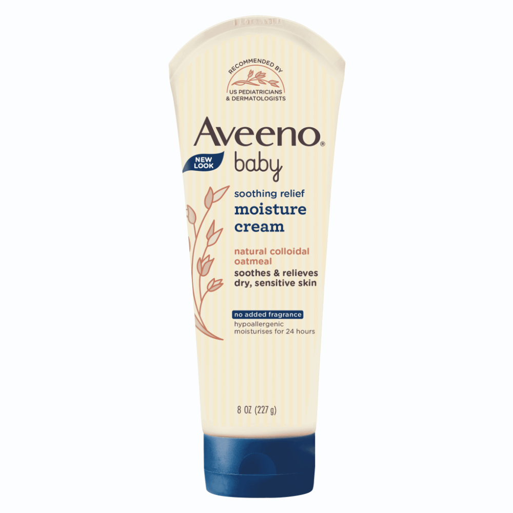 Aveeno Baby Soothing Relief Moisture Cream With Natural Colloidal Oatmeal For Dry & Sensitive Skin 227ml