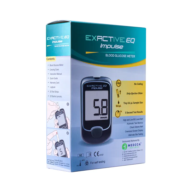 Exactive Vital Blood Glucose Monitoring Kit with Test Strip