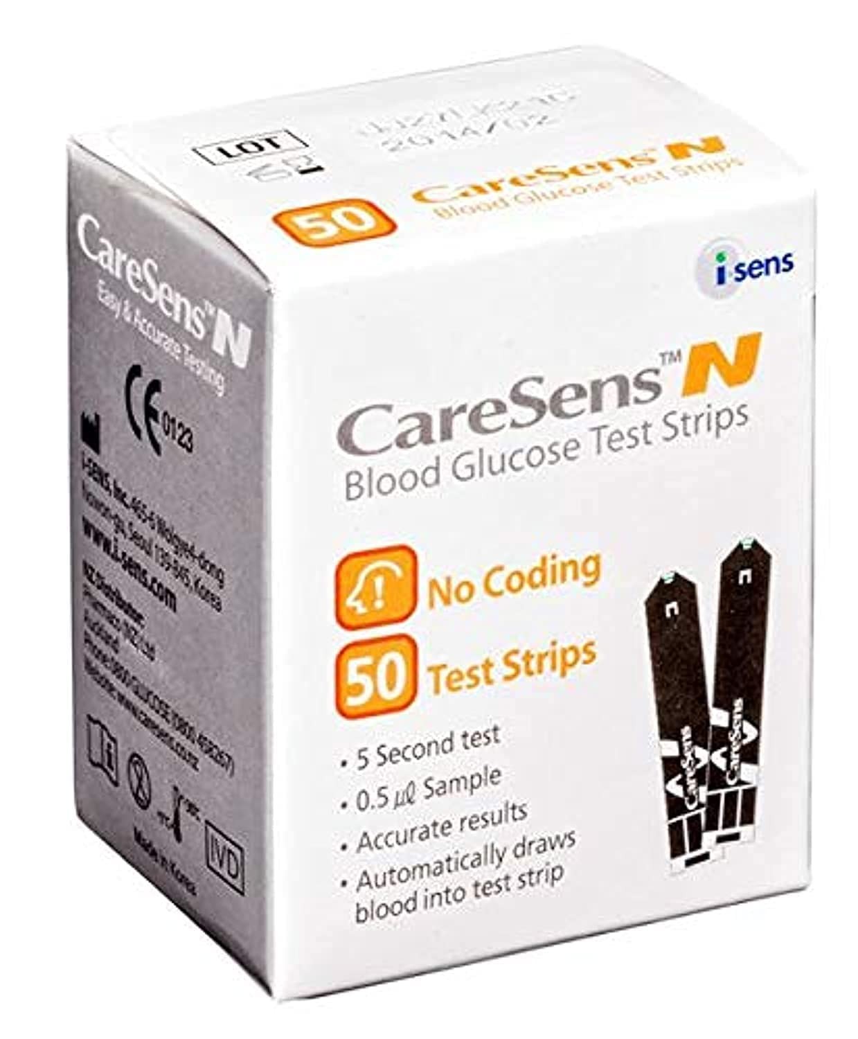 CareSens N Blood Glucose Test Strip (50 Strips)