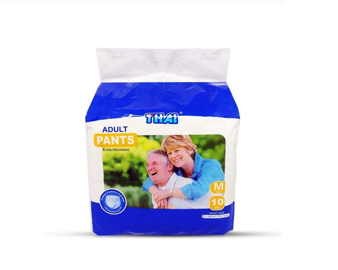 Thai Adult Diaper Pant System-M 10'S Pack