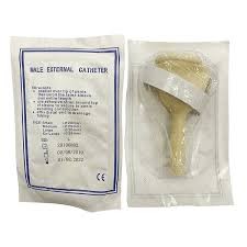 Male External Catheter(U-Drain) Condom Catheter - (Size-  S, M, L, XL