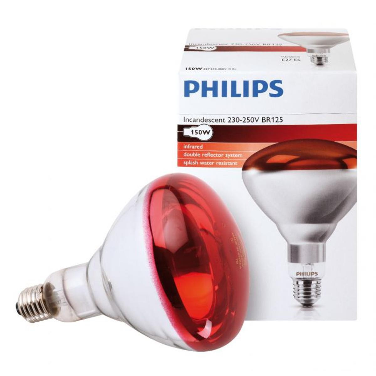 Philips Infrared Lamp IR 150w Bulb