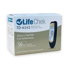 Life Chek TD-4141 Blood Glucose Test Strip - 50 pcs