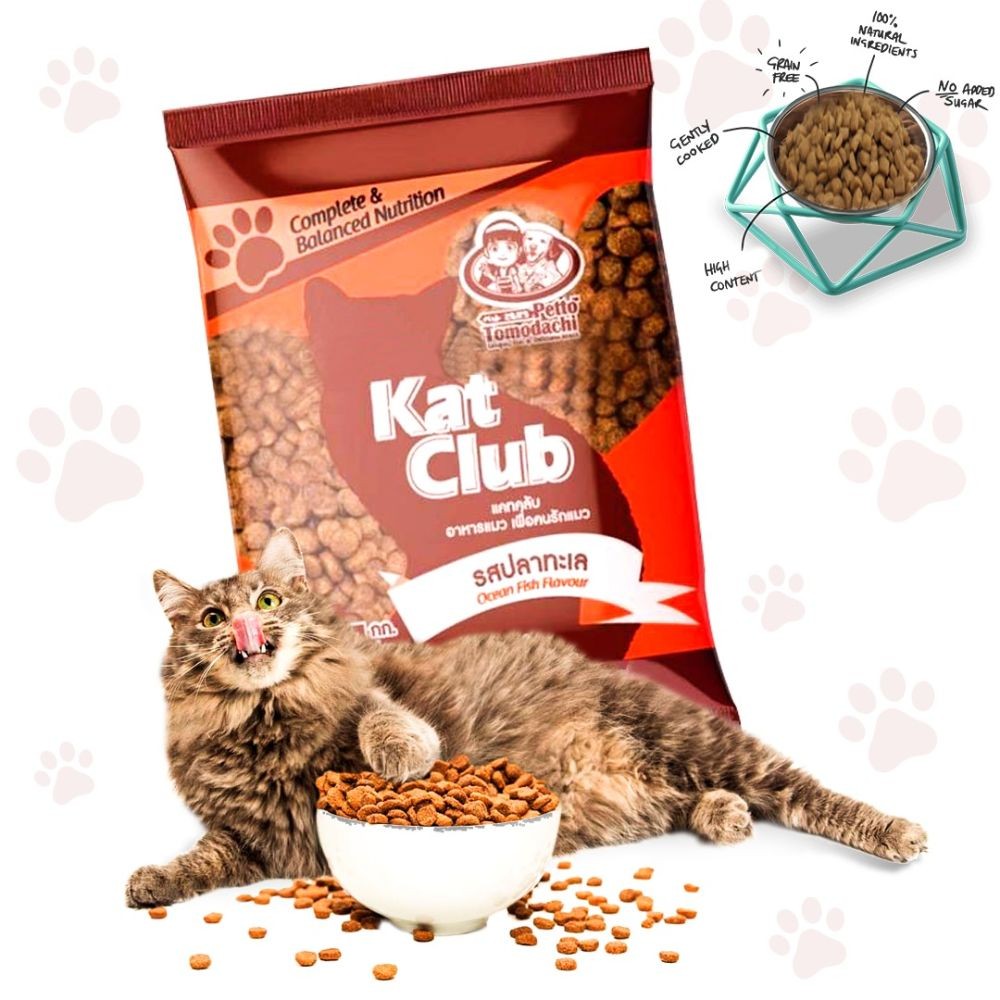 Kat Club Cat Food Ocean Fish Flavour - 1kg Pack