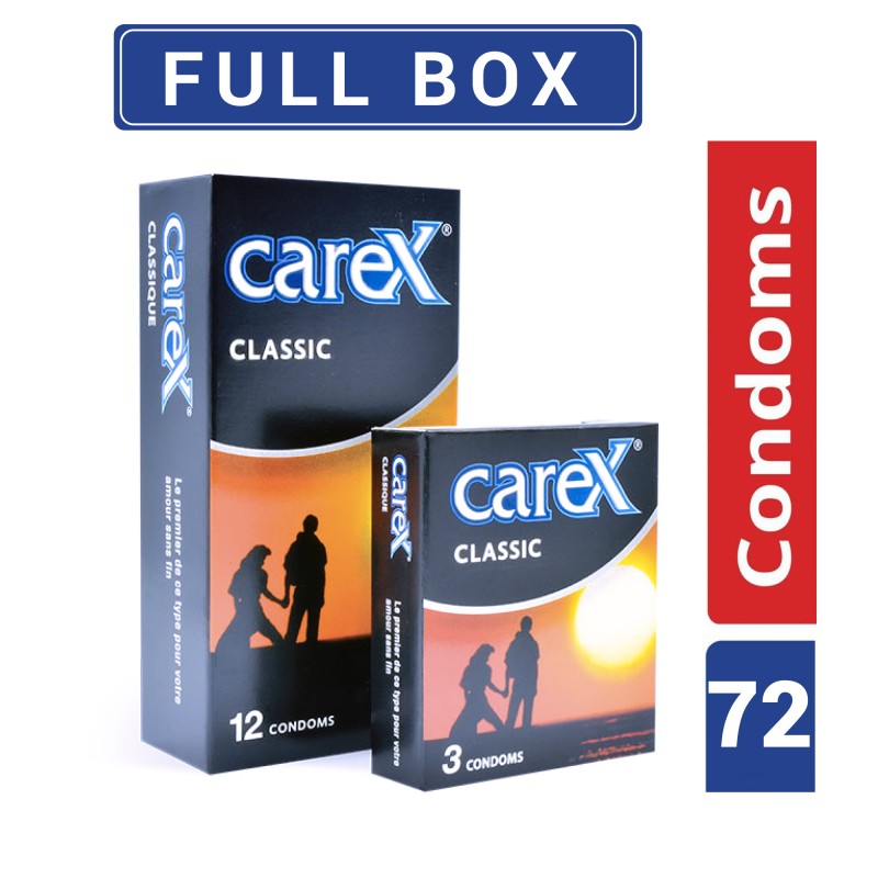 Carex - Classic Condom - Full Box 72pcs - Condom