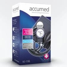 Accumed Sphygmomanometer With Stethoscope