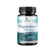 Magnesium Glycinate 425 Mg - Natural, High Absorption Magnesium Tablets Chelated For Muscle, Nerve, Bone & Heart Health Support - Nature's Non-GMO, Gluten Free, Vegan Supplement - 120 Tablets