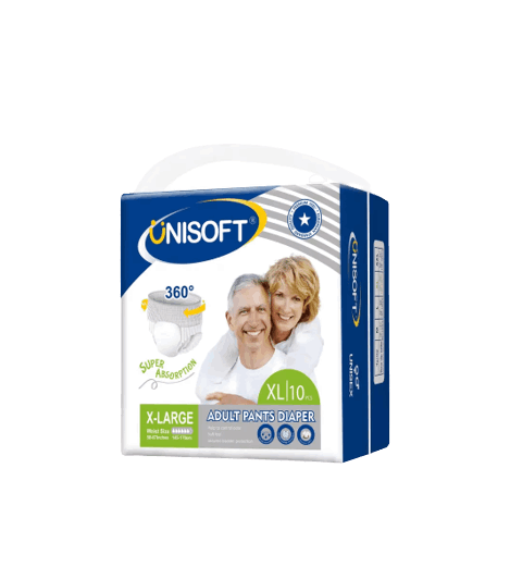 Adult Diaper Pant System (Unisoft) XL 10'S Pack